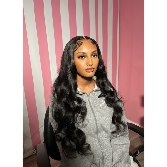 13x4 HD Brazilian Body Wave Unit – 100% Raw Human Hair