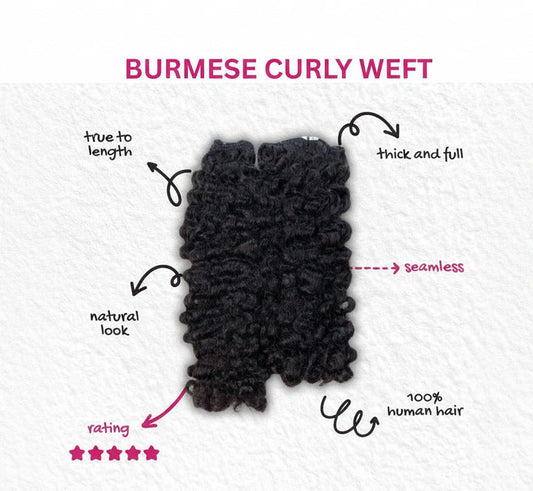 Burmese Virgin Hair – 3 Bundle Deal | Soft, Full & Raw