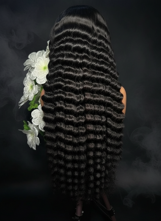 (NEW) Italian-Curly Virgin Hair HD Wig