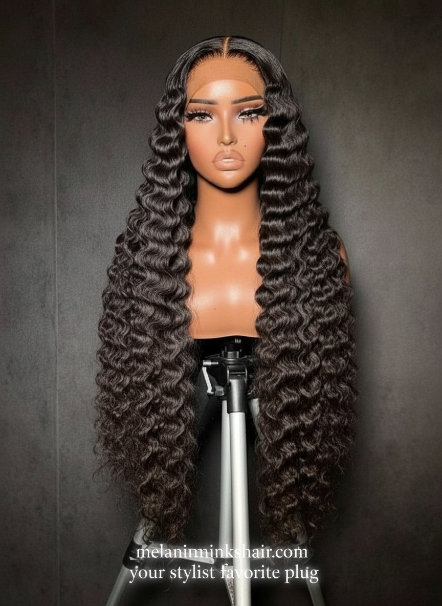 (NEW) Italian-Curly Virgin Hair HD Wig