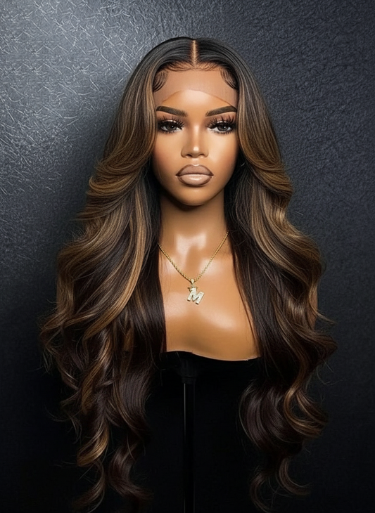 Gia’ Ombré Virgin Hair Wig – 5x5