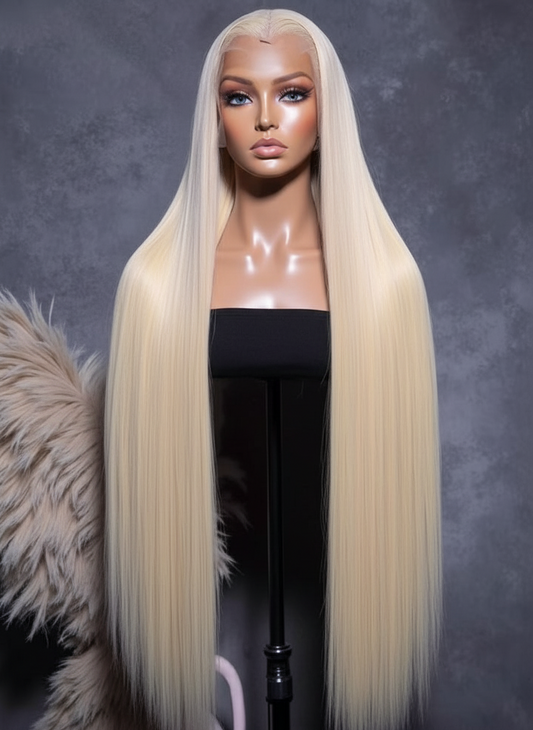 Melanin Miinks 613 Blonde Lace Front Wig – 100% Virgin Hair