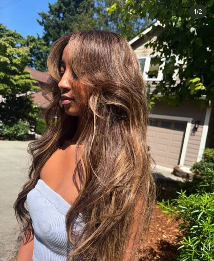 ‘KELLY’ Balayage Virgin Hair Wig – 5x5