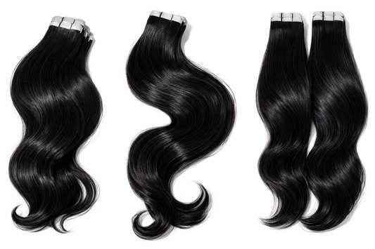 Seamless Virgin Body Wave Tape-Ins | 100g Flat-Lay Extensions