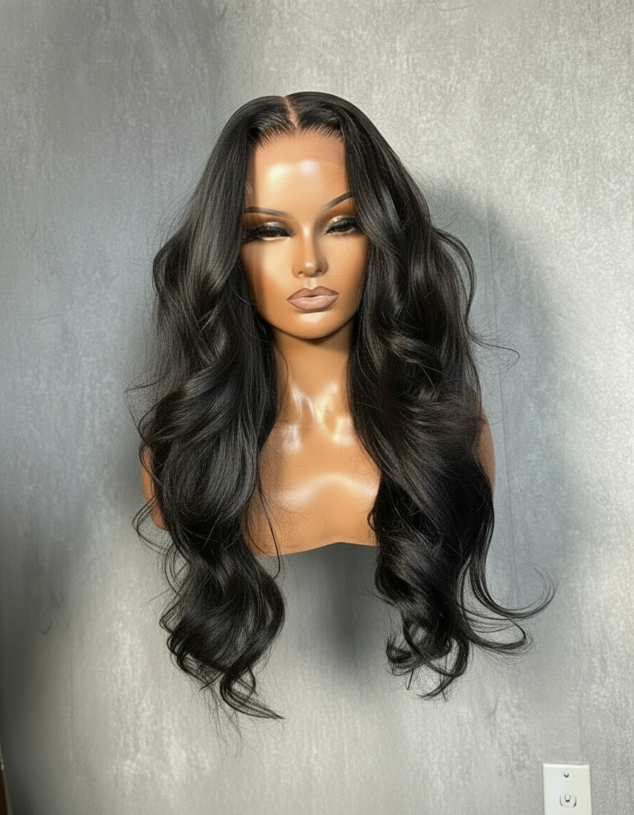 5x5 Glueless Closure Wig – Virgin Hair, Natural Hairline & Easy Install