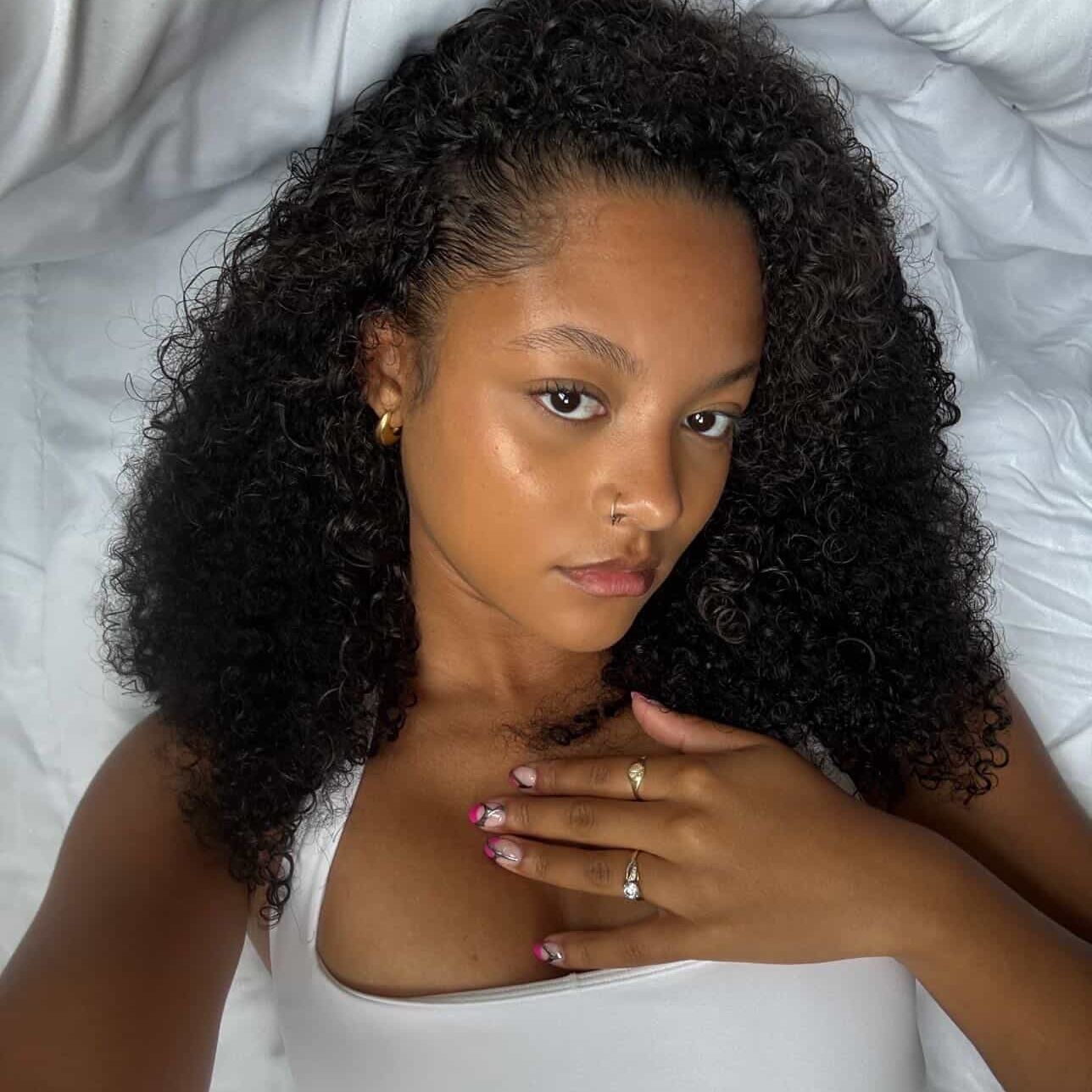 Raw Cambodian Curly Half Wig Ready‑To‑Wear