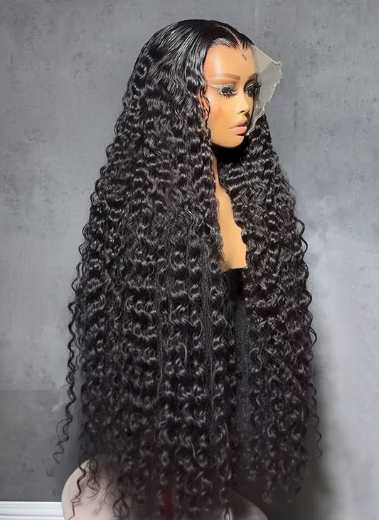 Deep-Wave Virgin Hair HD  Wig