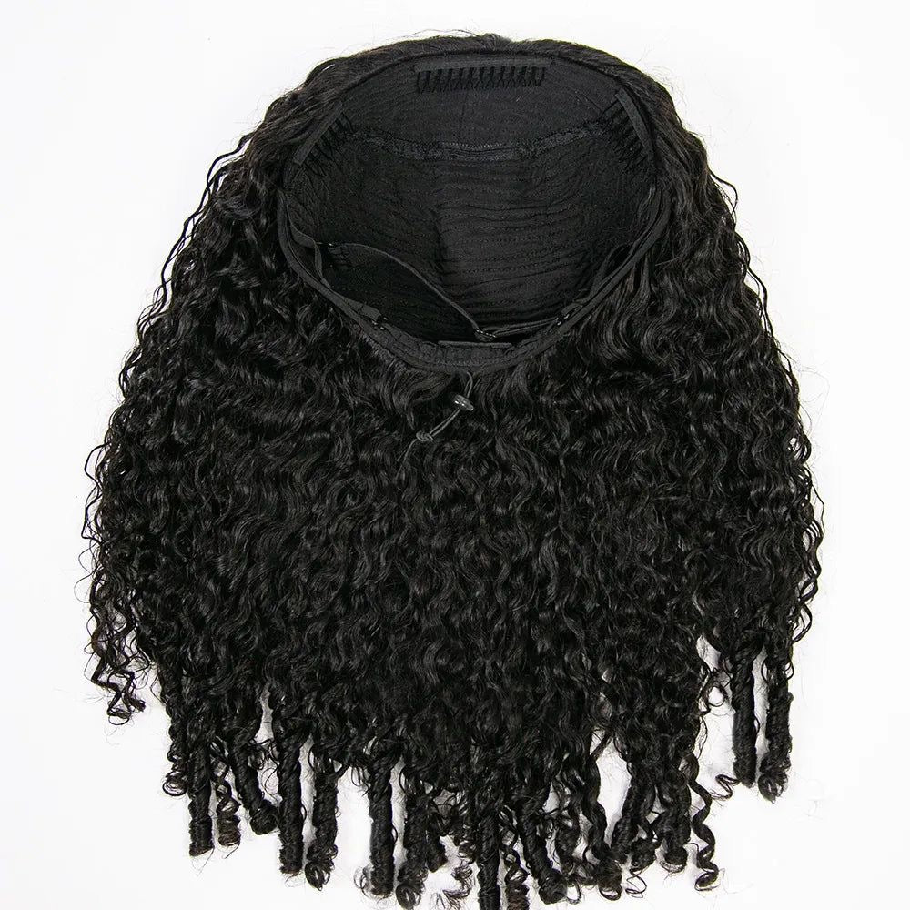 Raw Cambodian Curly Half Wig Ready‑To‑Wear