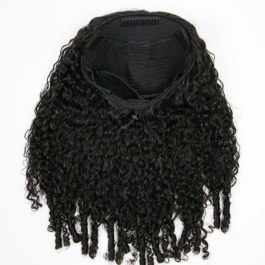 Cambodian Curly Half Wig – Ready To Wear- Seamless Blend