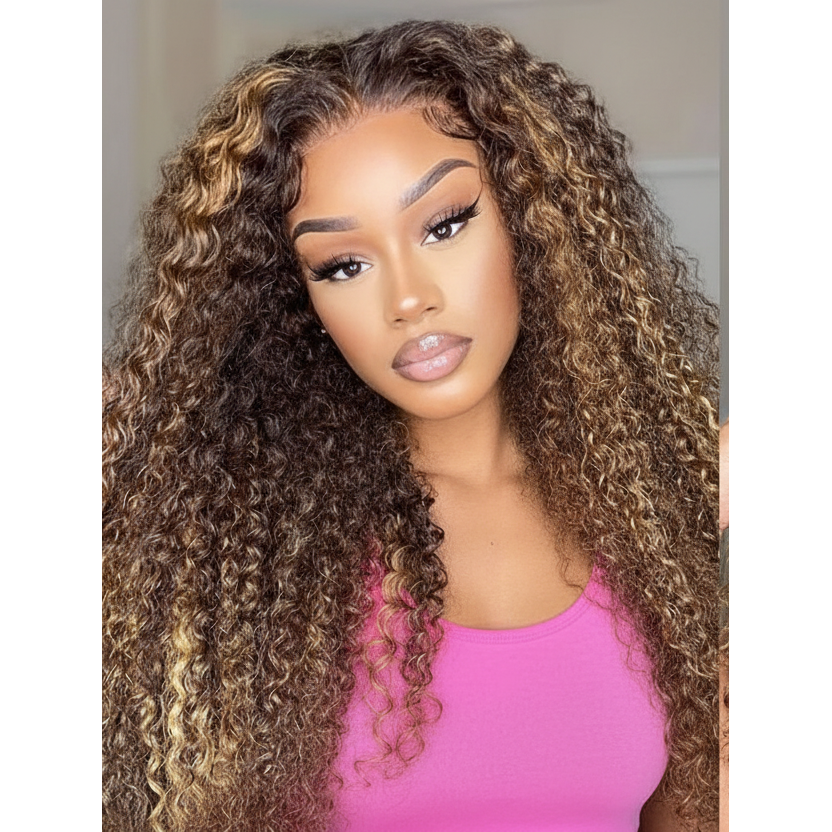 Cocoa Balayage Deep Wave 13x4 Wig