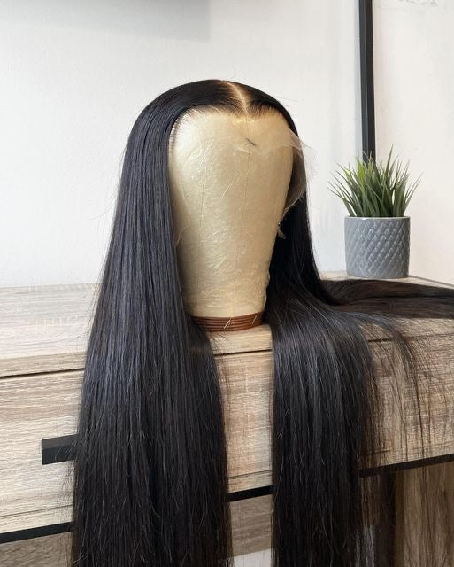 Luxe 13x4 Japanese Straight Wig – Sleek, Thick & Handcrafted Luxury